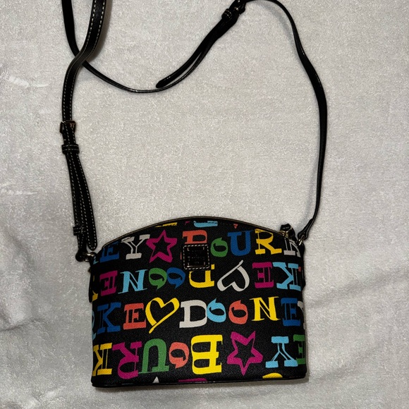 Dooney & Bourke Colorful Letter Print Cosmetic Bag - Picture 2 of 5